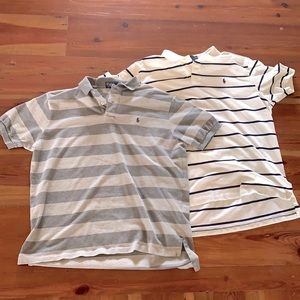Ralph Lauren Striped Polo Bundle of two size XL
